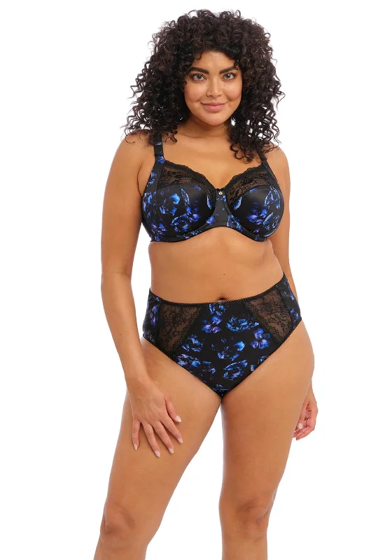 ELomi Morgan Full Cup Bra, Black and Blue