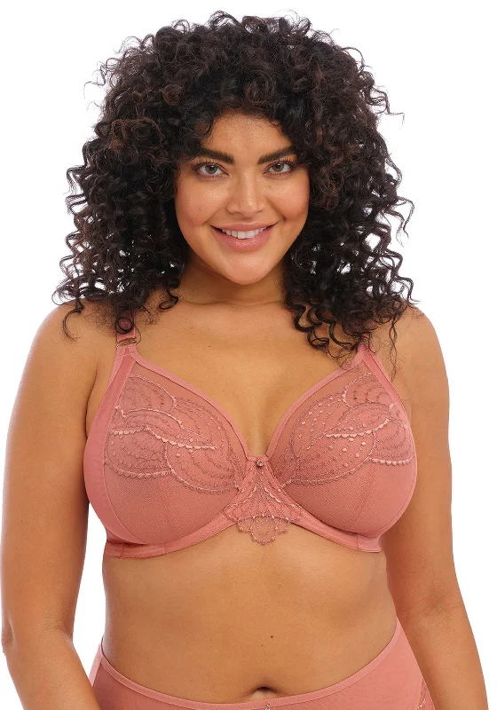 Elomi Priya Plunge Bra, Rose Gold