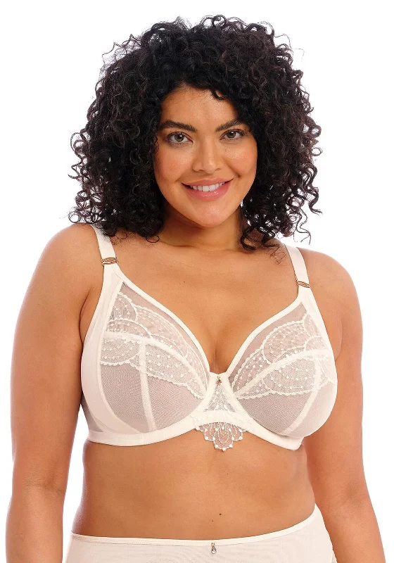 Elomi Priya Plunge Side Support Bra, Vanilla