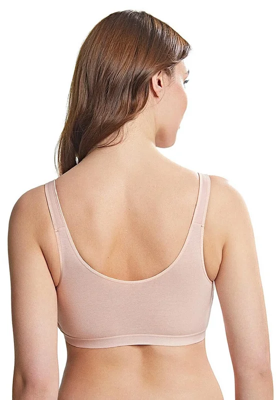 Royce Front Fastening Comfi Bra, Blush