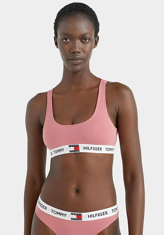 Tommy Hilfiger Stretch Cotton Bralette, English Pink