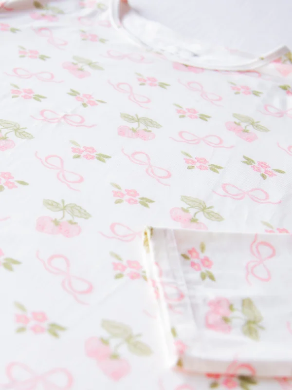 Women's Cloud Pajamas - Pink Berry Bows