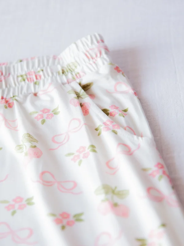 Women's Cloud Pajamas - Pink Berry Bows