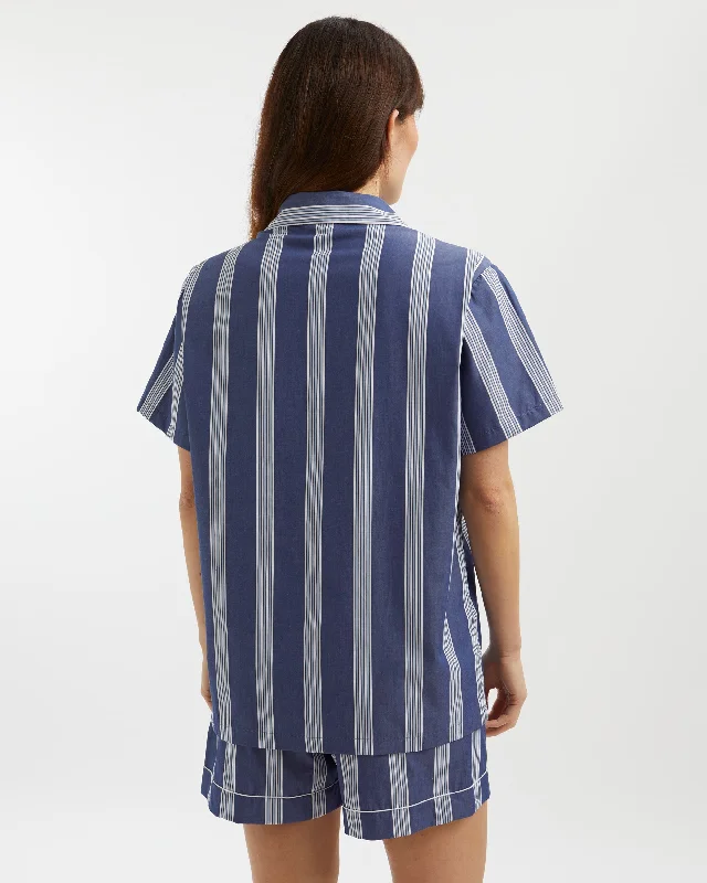 Women's Classic Cotton Florence Short Pyjamas - Arlington Stripe