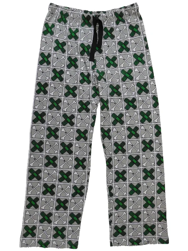 Women's Long Pants Pyjama Set 'Band-aids & Broken Bones'