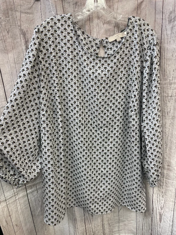 Blouse Long Sleeve By Loft  Size: 3x