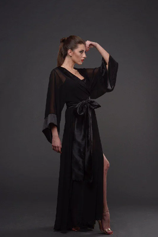 Chiffon Kimono Long Robe