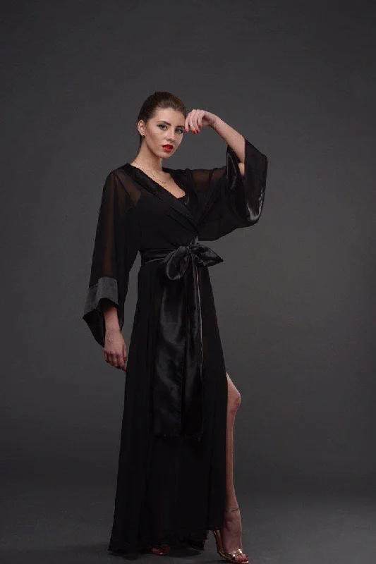 Chiffon Kimono Long Robe