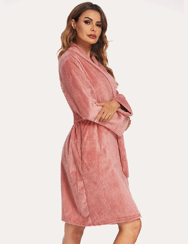 Ekouaer Suede Robe