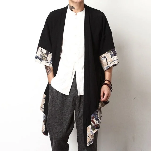 Men's Multi-Pattern Kimono Cardigans