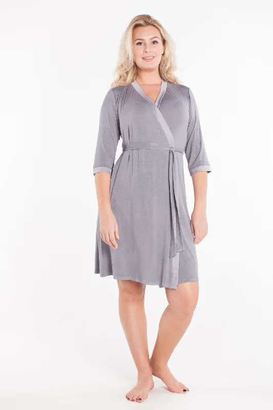 Mirage Dressing Gown - Grey