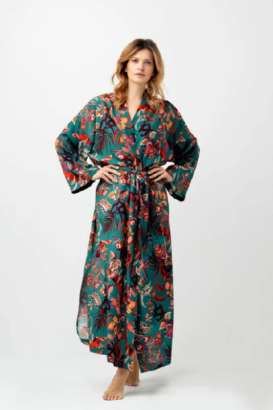 Oh!Zuza Tropical Print Long Robe