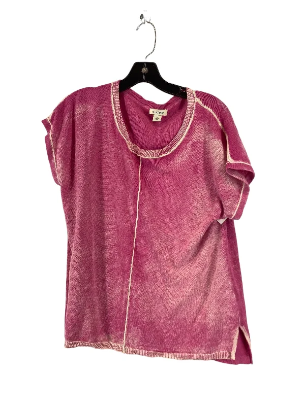 Pink Top Short Sleeve Sundance, Size S