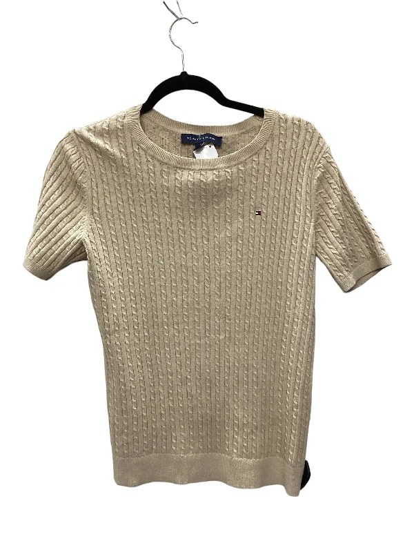 Tan Top Short Sleeve Tommy Hilfiger, Size S