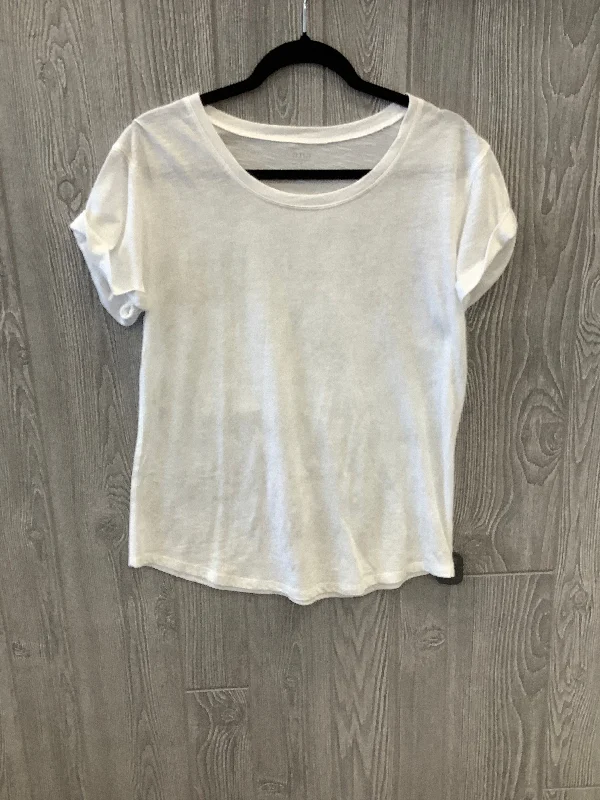 White Top Short Sleeve Ana, Size M