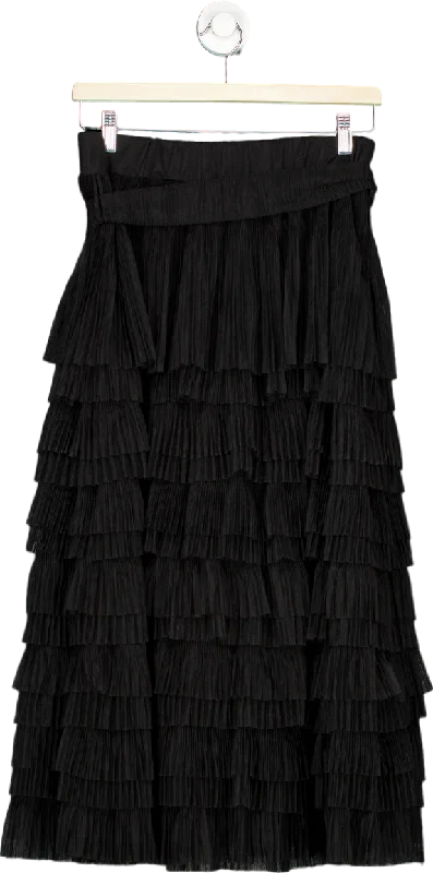 Eleven Loves Black Tiered Skirt S/M