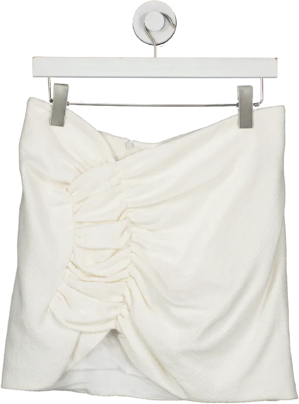 THE MANNEI Cream The Mannei Wishaw Skirt UK 10