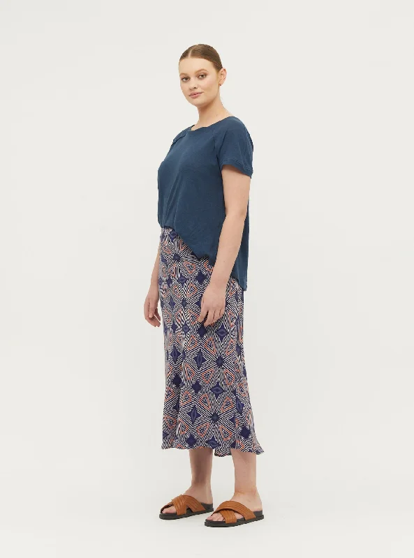 Venus Bias Midi Skirt