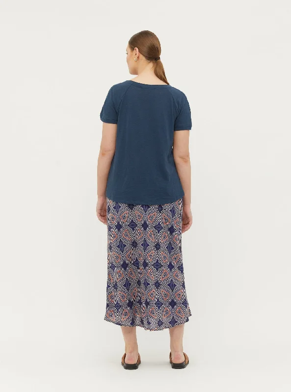 Venus Bias Midi Skirt