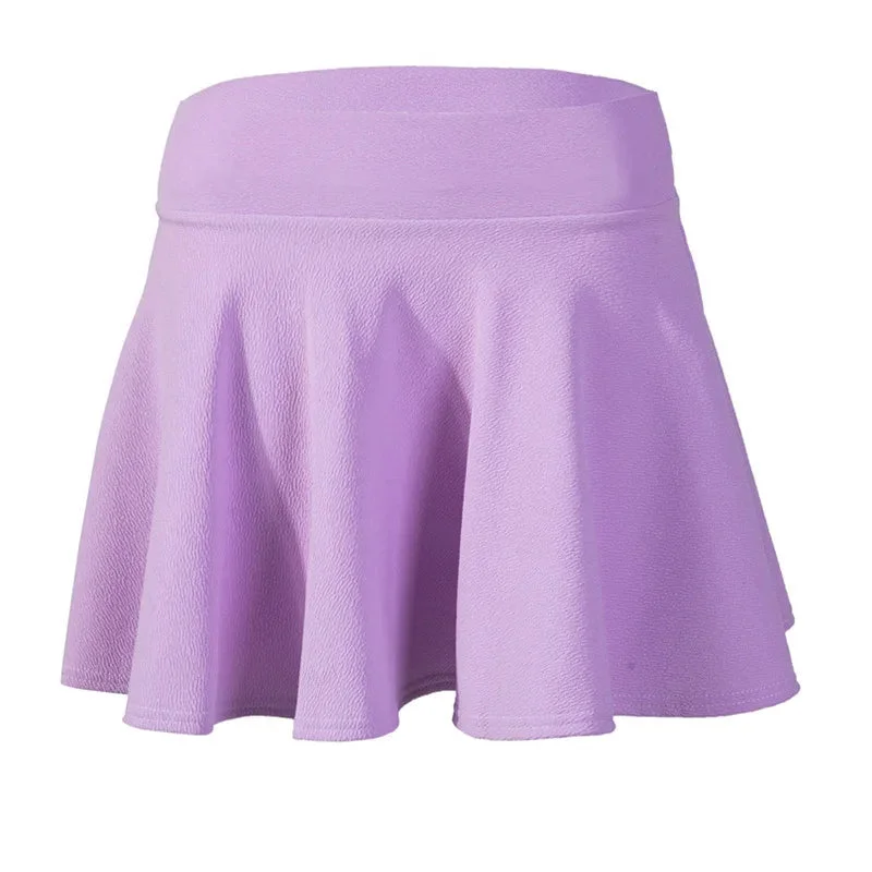 Women's Vintage Tennis Ruffled Fashion Designer Mini Skirts (Short)