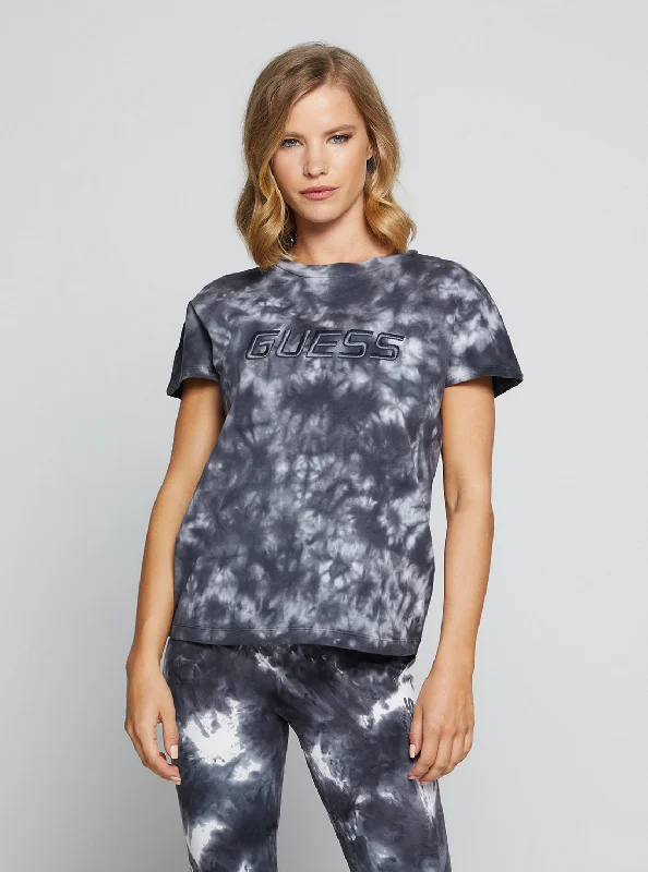 Grey Tie Dye Dora Active T-Shirt