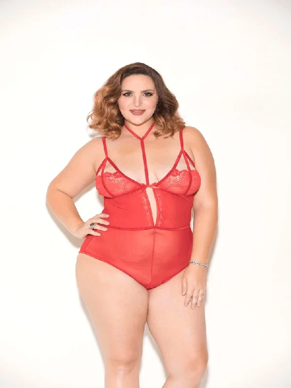 Plus Size Sweet Cherry Teddy