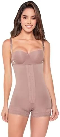 5167  Faja Colombian Shapewear Body Shaper Ann Chery 2 Hooks