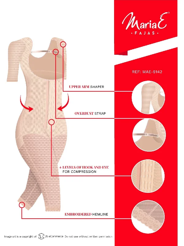 MariaE 9142 Fajas De Compresión Postquirurgicas /Fajas Colombianas Levanta Cola