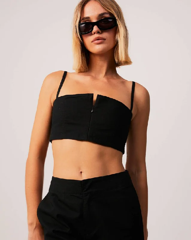 Cola - Recycled Panelled Top