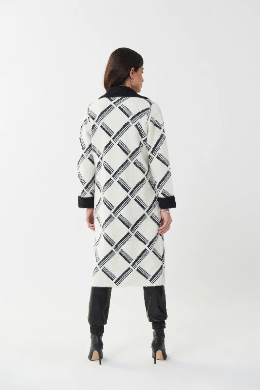 Joseph Ribkoff Checked Coat - 223952 (T)