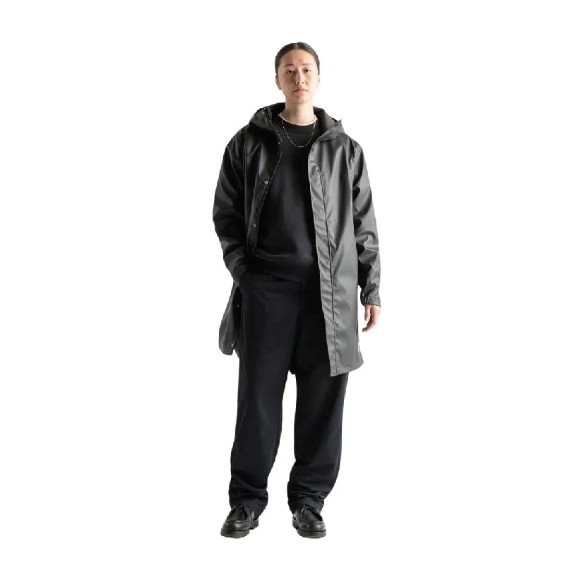 Long Classic Rain Jacket (Black)