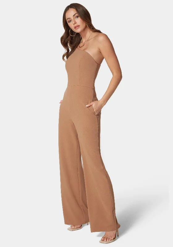 One Shoulder Core Jumpsuit