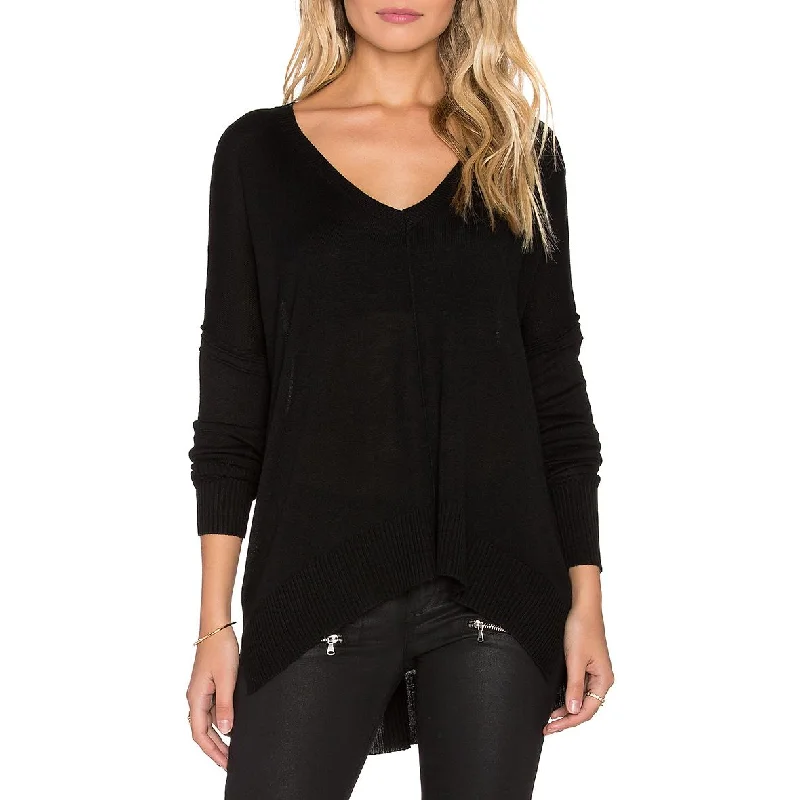 Pax V-Neck Knit Sweater (Caviar)