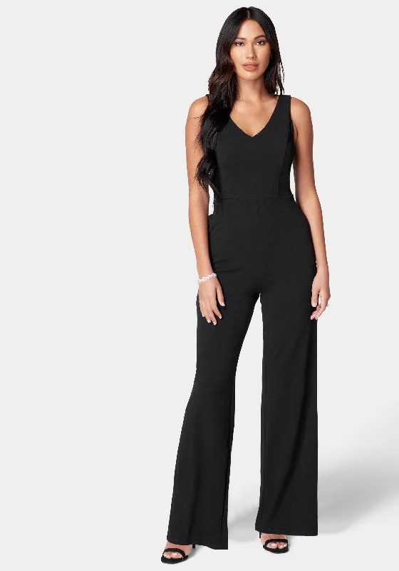 V Neck Core Jumpsuit