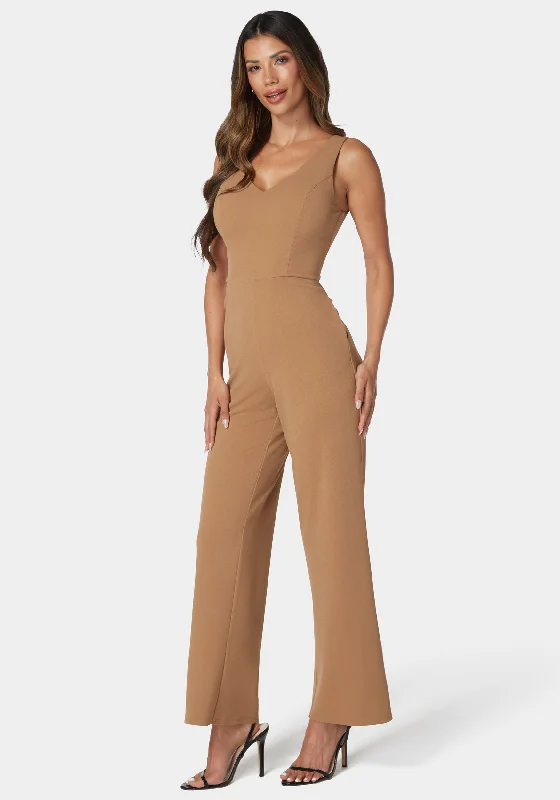 V Neck Core Jumpsuit