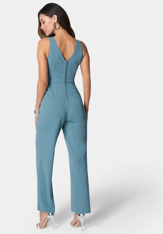 V Neck Core Jumpsuit