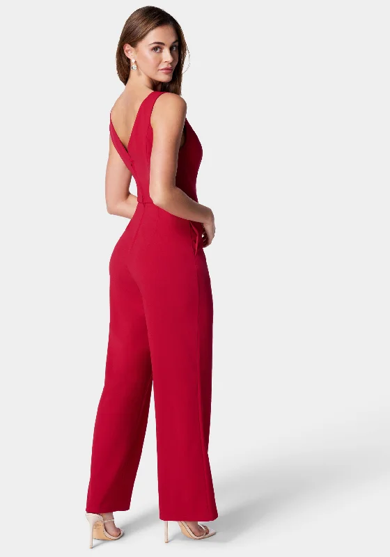 V Neck Core Jumpsuit