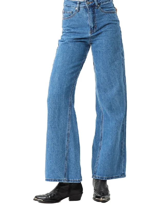 Gigi Hemp Denim Flared Jeans