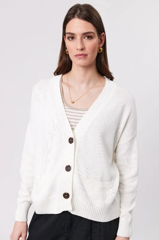 Marlow Soho Cardigan - Ivory