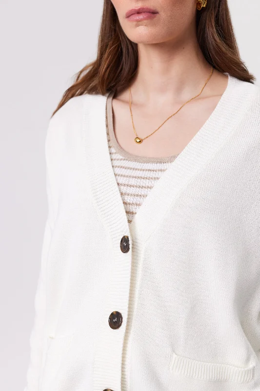 Marlow Soho Cardigan - Ivory