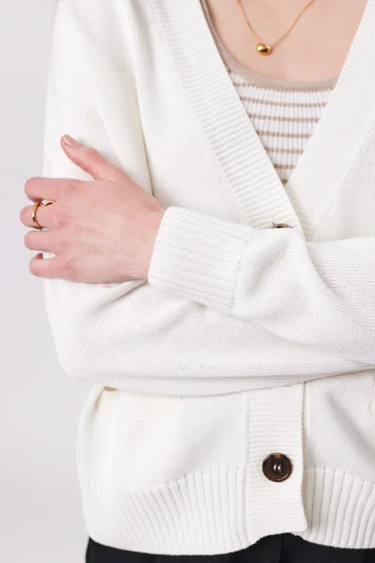 Marlow Soho Cardigan - Ivory