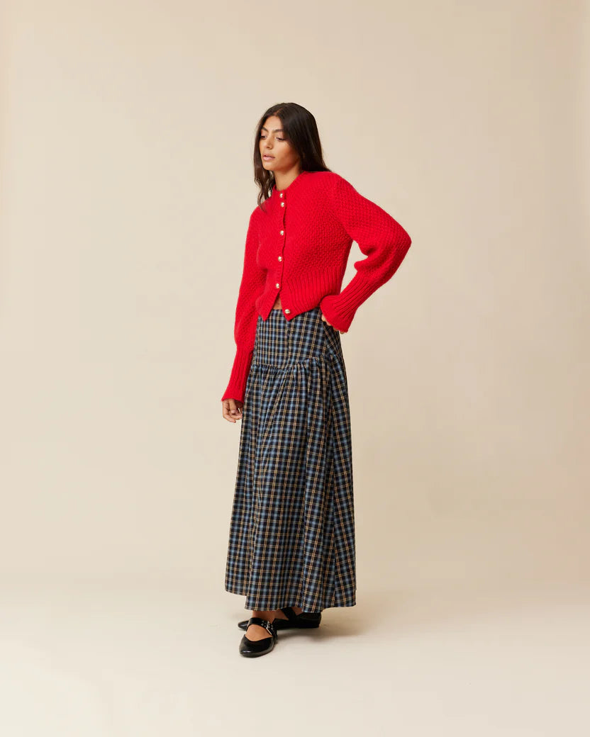 Ruby Matilda Cardigan - Cherry