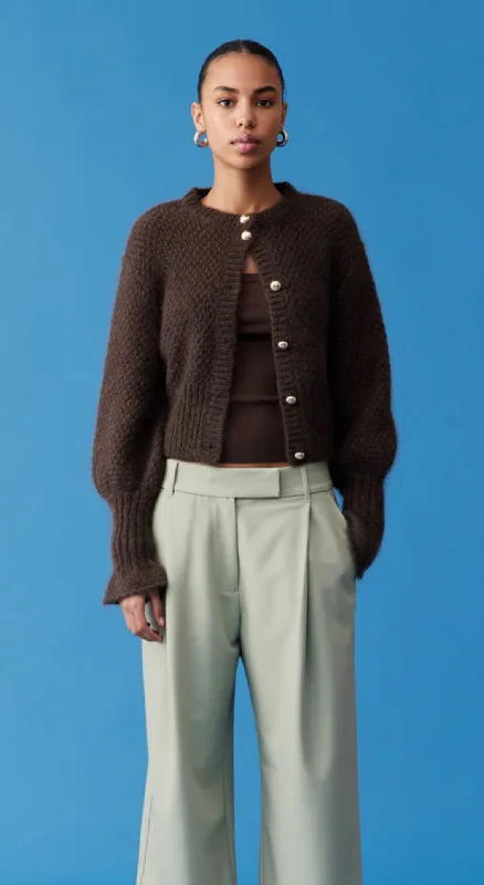 Ruby Matilda Cardigan - Cocoa