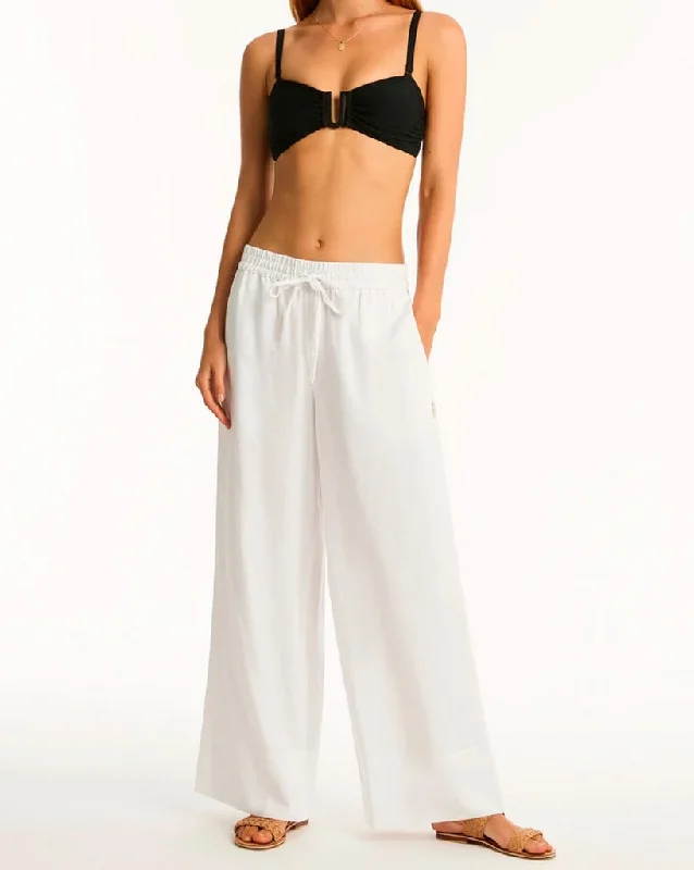 Tidal Linen Palazzo Pant