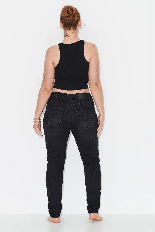 Anti Fit jeans- Black Rinse Wash